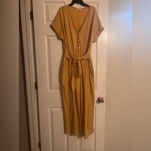 Pants - Hailey & Co. Yellow Jumpsuit